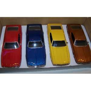   Diecast 1971 Ford Mustang Sportsroof Box of 4 Colors Toys & Games