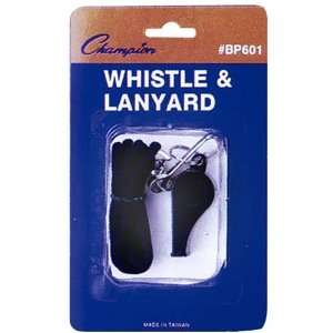   Sports Plastic Whistle With Lanyard   12 Pack: Sports & Outdoors