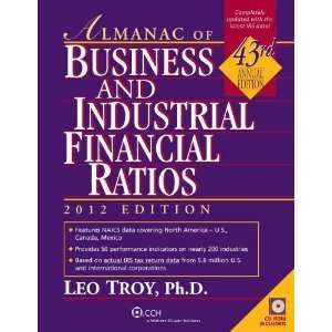  Almanac of Business & Industrial Financial Ratios (2012 