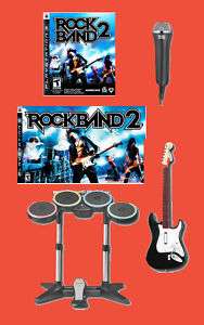 Sony PS3 ROCK BAND 2 Special Edition Bundle Game Kit 014633191578 