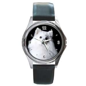  japanese spitz 6 Round Leather Watch CC0706: Everything 