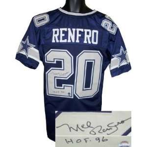  Mel Renfro Signed Dallas Cowboys Jersey   HOF 96: Sports 