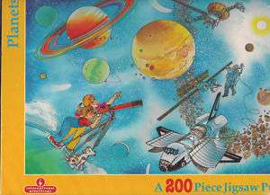 PLANETS 200 PIECE JIGSAW PUZZLE SPACE SHUTTLE TELESCOPE 020373470002 