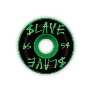  Slave Corporate Green/Black Green   Set of 4 Wheels (54MM 