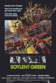 Soylent Green 27 x 40 Movie Poster, Charlton Heston, A  