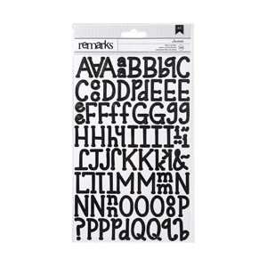  American Crafts Remarks Stickers Shortcake Black; 3 Items 