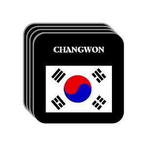  South Korea   CHANGWON Set of 4 Mini Mousepad Coasters 