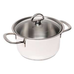  Chantal Stainless 2 Quart Soup Pot with Tempered Glass Lid 