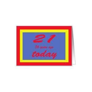  Happy birthday fifty seven 57th Card Toys & Games