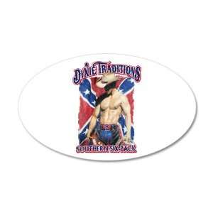   Wall Vinyl Sticker Dixie Traditions Southern Six Pack On Rebel Flag