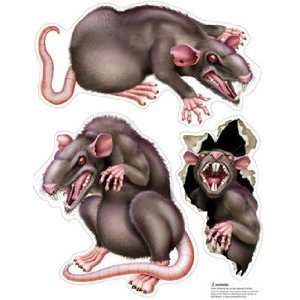  Scary Rats Glass Magnets 