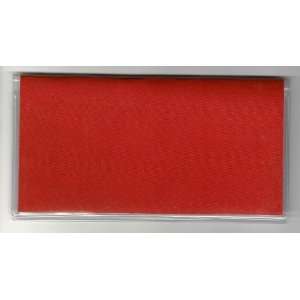  Checkbook Cover Solid Red 