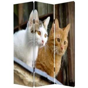  Screen Gems Curious Cat Room Divider: Home & Kitchen