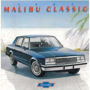  1982 Chevrolet Chevy Malibu Classic Sales Brochure 