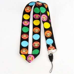    Paul Frank Camera Mobile Cell Phone Strap Black: Toys & Games