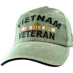  Olive Drab Green Vietnam Veteran Cap 
