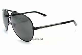 Gucci 1933/S Sunglasses 1933S Shiny Black BSK/R6 Aviator Shades  