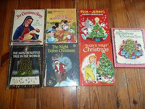   Vintage Classic CHRISTMAS PICTURE BOOKS Wonder LITTLE GOLDEN sniff it