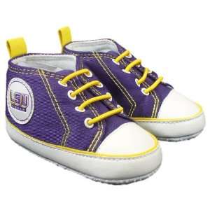  lsu tigers infant soft sole canvas shoe: Sports & Outdoors