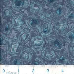  45 Wide Feng Shui Zen Blue Fabric By The Yard Arts 