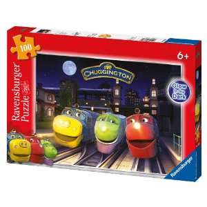  Chuggington End Of The Day 100 Piece Glow In The Dark 