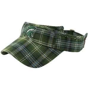  Top of the World Michigan State Spartans Green Plaid 