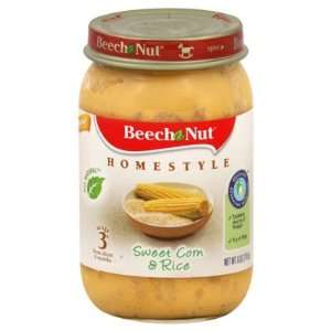 Beech Nut Stage 3 Homestyle Sweet Corn & Rice   12 pack  