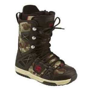   Phase Mens Lace Basic Liner Snowboard Boots Size 5 Dark Chocolate Camo