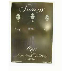    The Swans Silk Screen Poster Rex Frank Kozik 