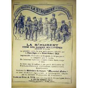   Advert St Hubert Military Uniforms French Print 1917: Home & Kitchen