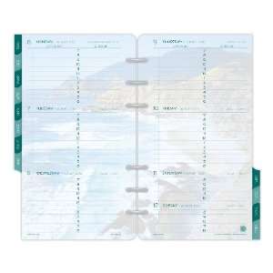  Day Timer Coastlines 2 Page Per Week Refills, Portable 