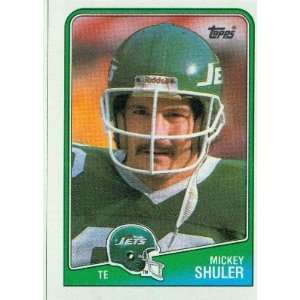  1988 Topps #307 Mickey Shuler   New York Jets (Football 