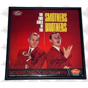 SMOTHERS BROTHERS Autographed Signed Framed Album LP