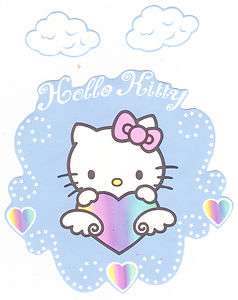 HELLO KITTY ANGEL & CLOUDS WALLPAPER BORDER CHARACTER CUT OUTS 