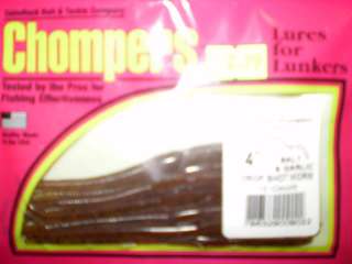 CHOMPERS DROP SHOT WORM 2 10CT BAGS 4 INCH  