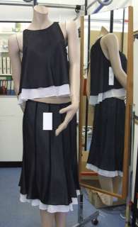 Joseph Ribkoff 10BNWT Stunning Sheer Blk/Wht Skirt Suit  
