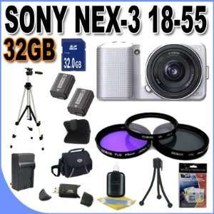 : Sony Alpha NEX 3 Interchangeable Lens Digital Camera w/18 55mm Lens 
