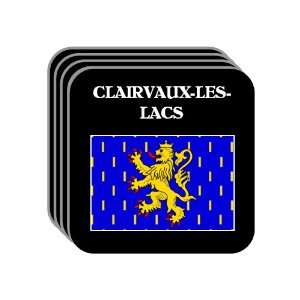 Franche Comte   CLAIRVAUX LES LACS Set of 4 Mini Mousepad Coasters