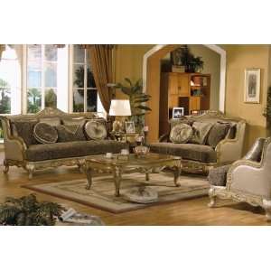    3pc Traditional Classic Fabric Sofa Set, MH ANN S2