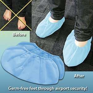   Bootie Footies Disposable Footwear   Keep Bare & Sock Feet Clean