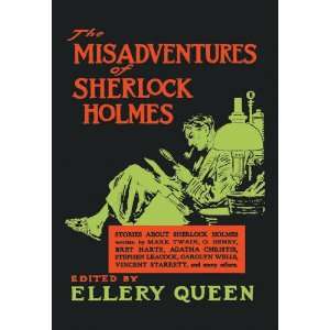  The Misadventures of Sherlock Holmes (book cover) 12x18 