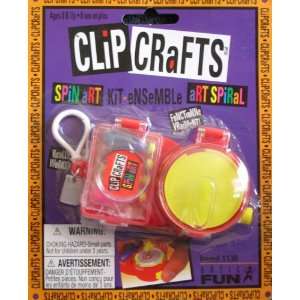  Clip Crafts Spin Art Kit With Belt Clip: Toys & Games