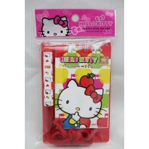   Imported Hello Kitty RED Memo Pad w/ Ball Point Pen: Everything Else