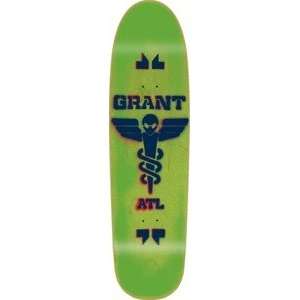  Alien Workshop Grant Taylor Stencil Park Kelly Green Skateboard 