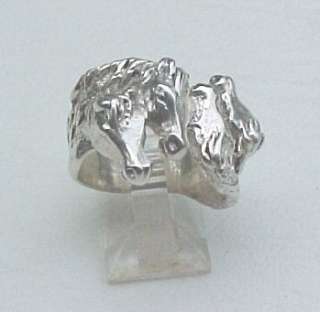 Horse Ring   Sterling Silver   Great Design   NEW   