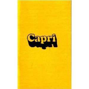  1974 MERCURY CAPRI Owners Manual User Guide Automotive