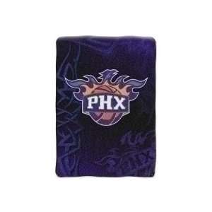 Phoenix Suns Large Plush Fleece Raschel Blanket 60 x 80  