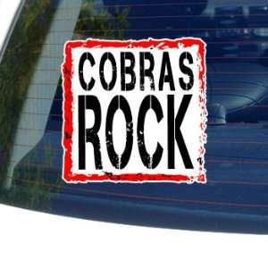  Cobras Rock   Window Bumper Laptop Sticker: Automotive