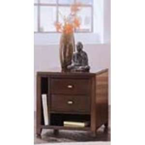 American Drew Tribecca Root Beer Color End Table: Patio 