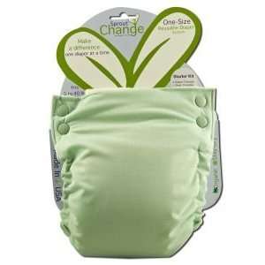  Sprout Change Organic Reusable Cloth Diaper Set Coconut 